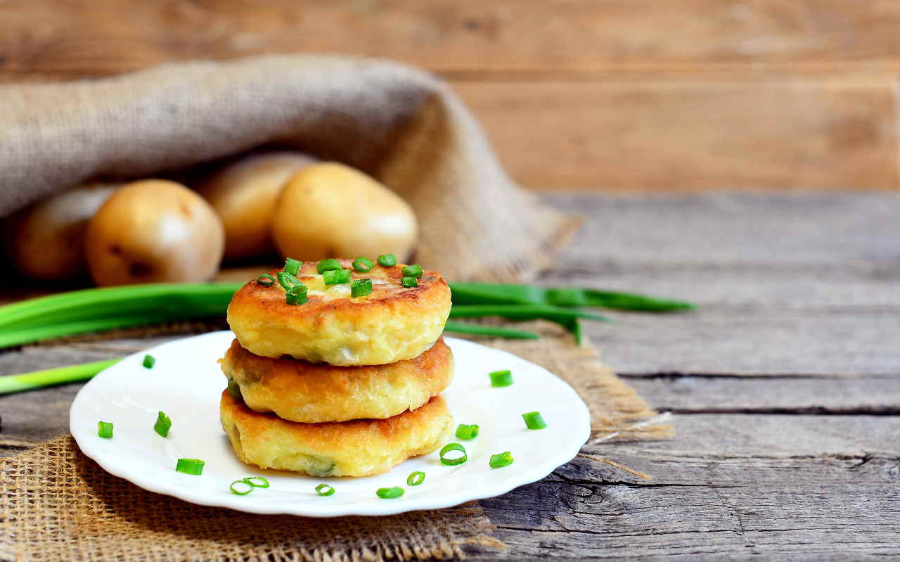 Ricette Selenella | Burger vegetariani di piselli e patate Selenella