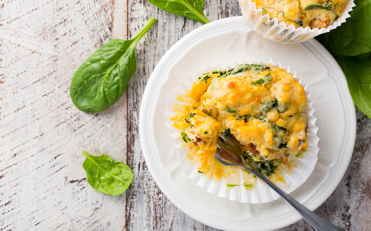 Muffin di patate e spinaci - Ricette Selenella