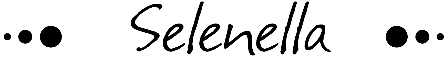 Selenella logo nero