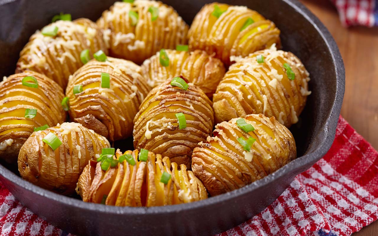 Sfogliatelle di patate al forno - Ricette Selenella