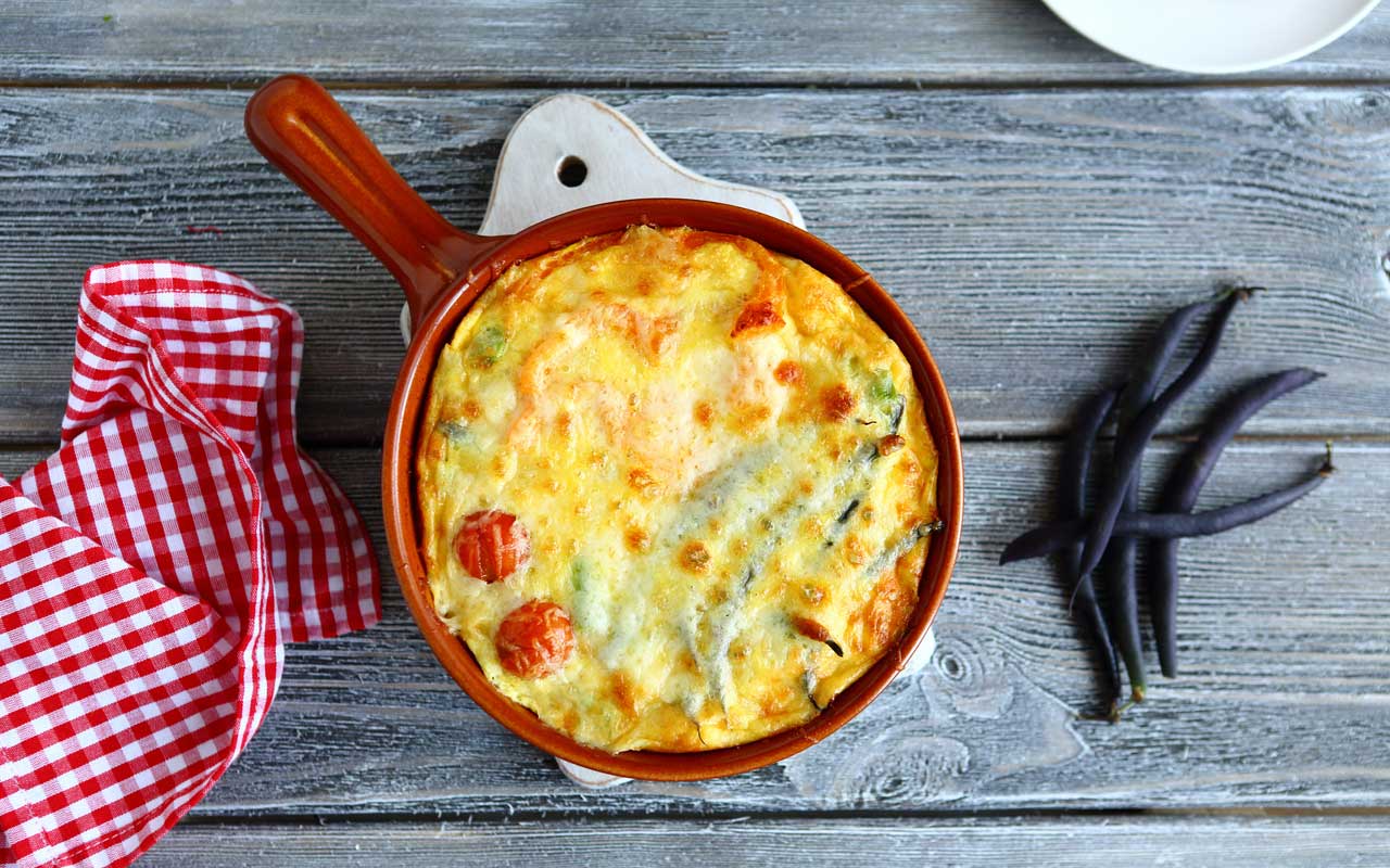 Torta salata alla crema di fagiolini e patate - Ricette Selenella