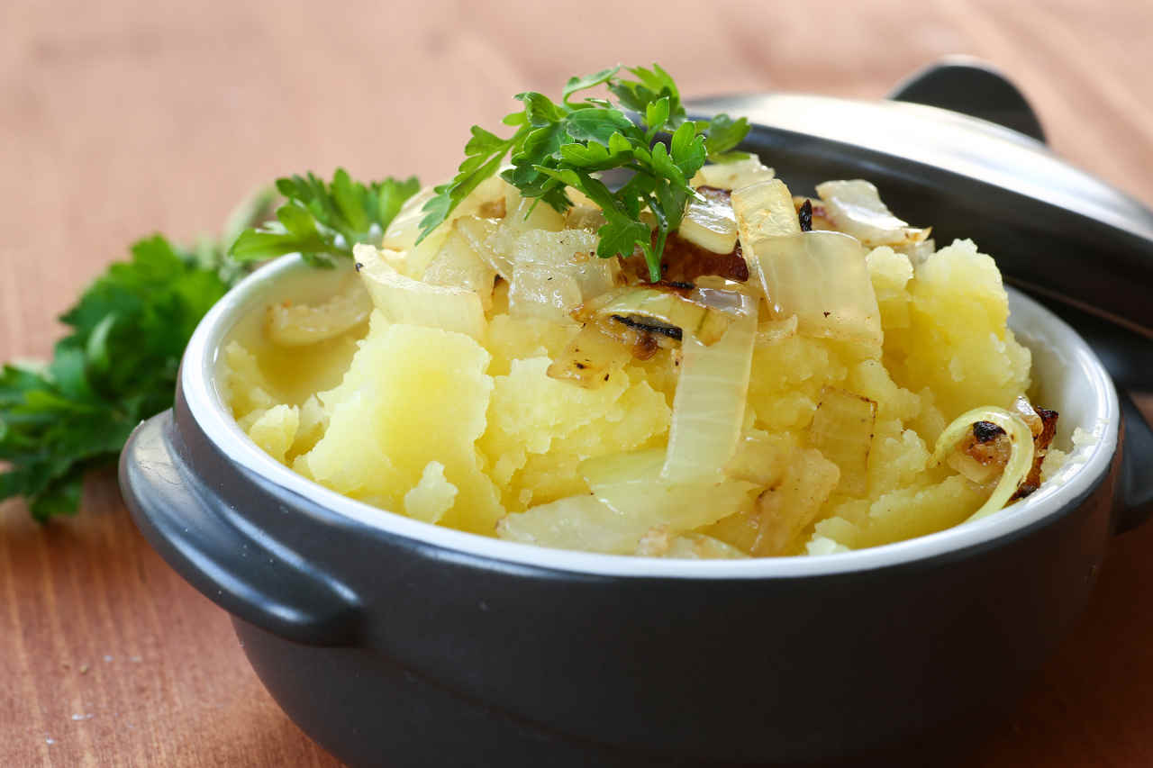 Purè di patate e cipolle - Ricette Selenella