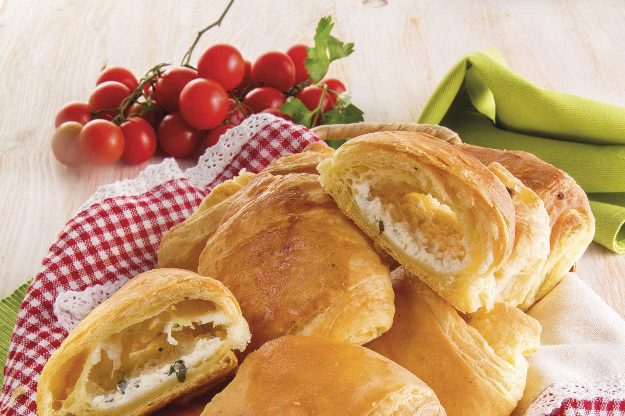 Ricette Selenella Pane- Fagottini ripieni con crema di formaggio