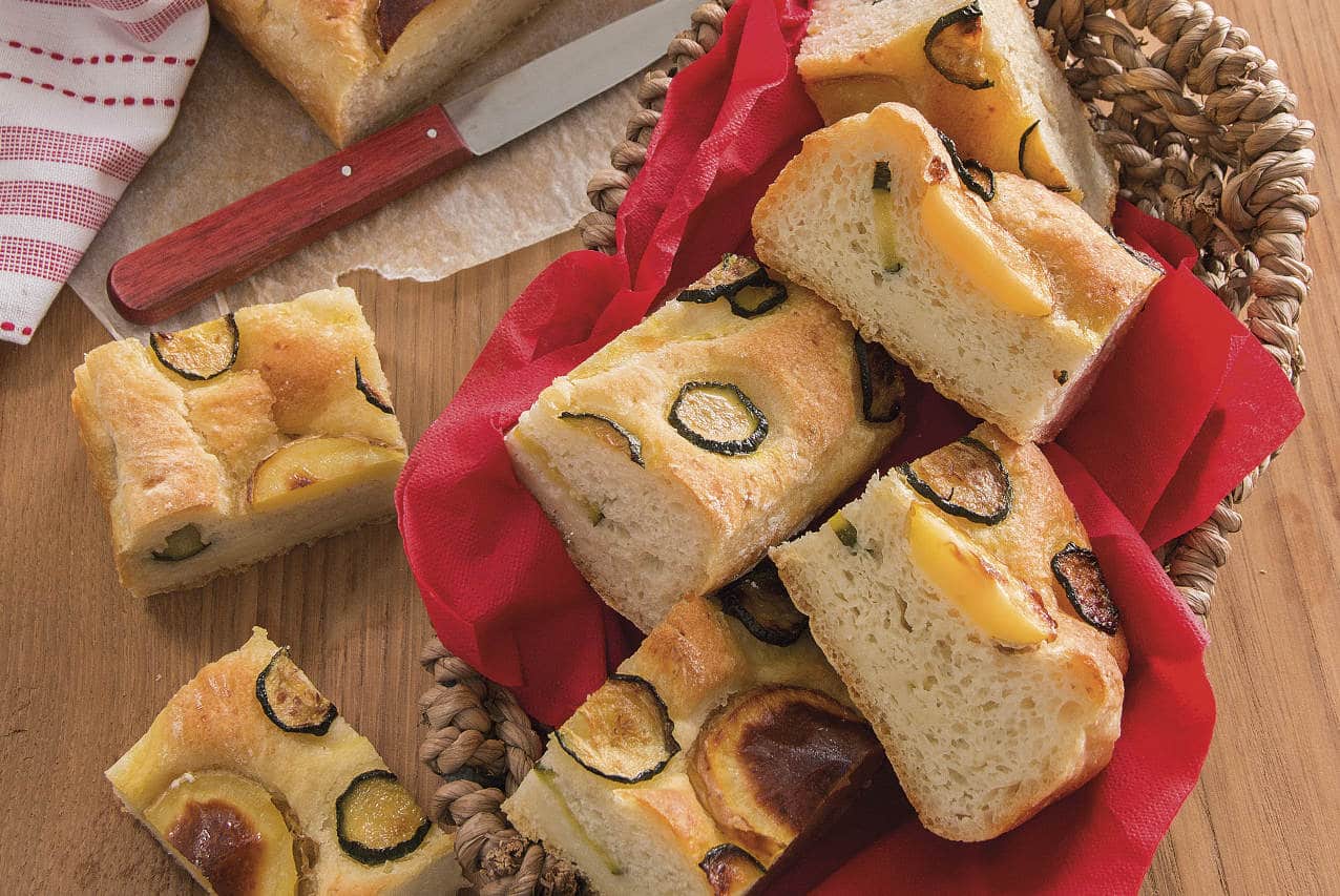 Ricetta Selenella Pane- Focaccia leggera di patate e zucchine