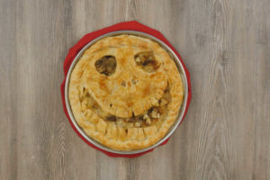 Torta di Halloween con patate selenella