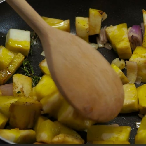 Torta salata di Halloween con melanzane e patate - Step 3 Torta salata di Halloween con melanzane e patate - Ricette Selenella