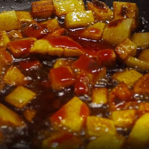 Patatas Bravas - Step 5 Patatas Bravas - Ricette Selenella