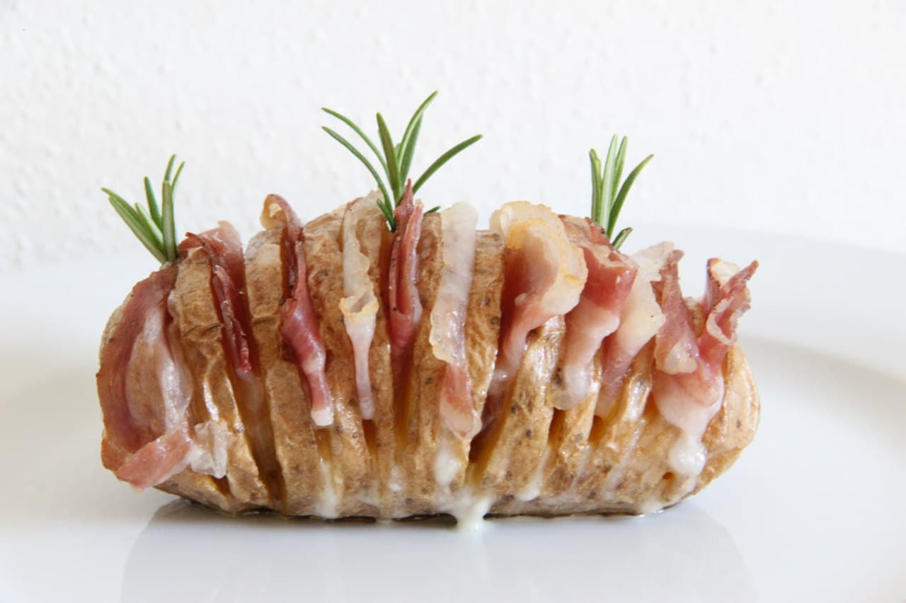 Patate Rosè Hasselback di Francesca Glam - Foodblogger Selenella