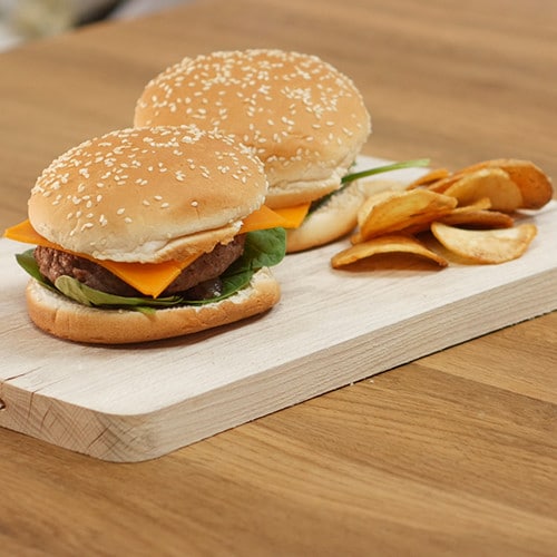 Hamburger e chips di patate - Step 9 Hamburger e chips di patate - Ricette Selenella