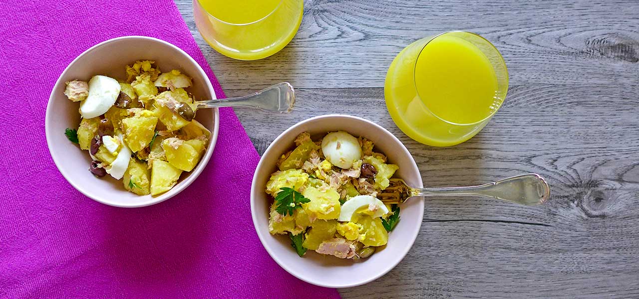 Insalata di Patate e Tonno - Ricette Selenella