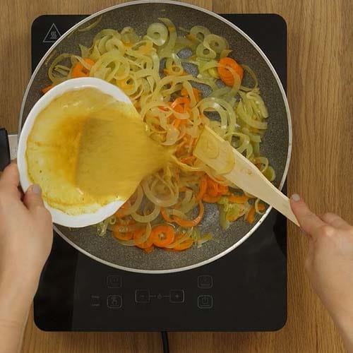 Riccioli patate e carote al curry - Ricette Selenella