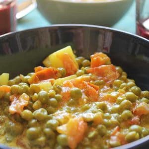 Ricetta dell' Aloo Mattar