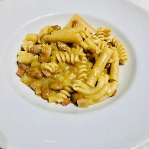 Pasta spezzata, patate e fagioli di Gianluca - Ricette Selenella