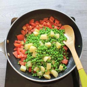 Ricetta dell' Aloo Mattar
