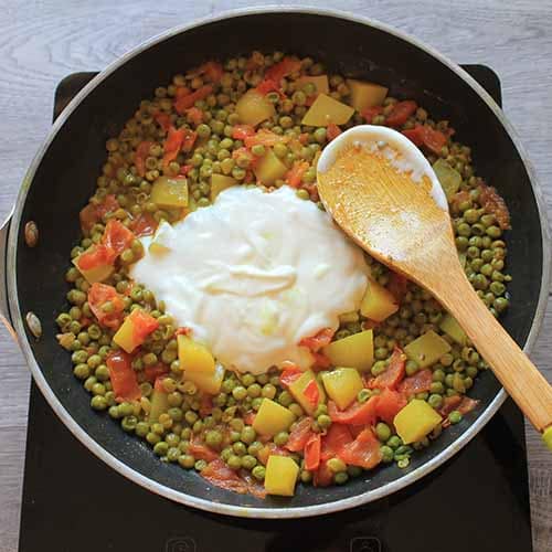 Aloo Mattar - Step 5 Aloo Mattar - Ricette Selenella