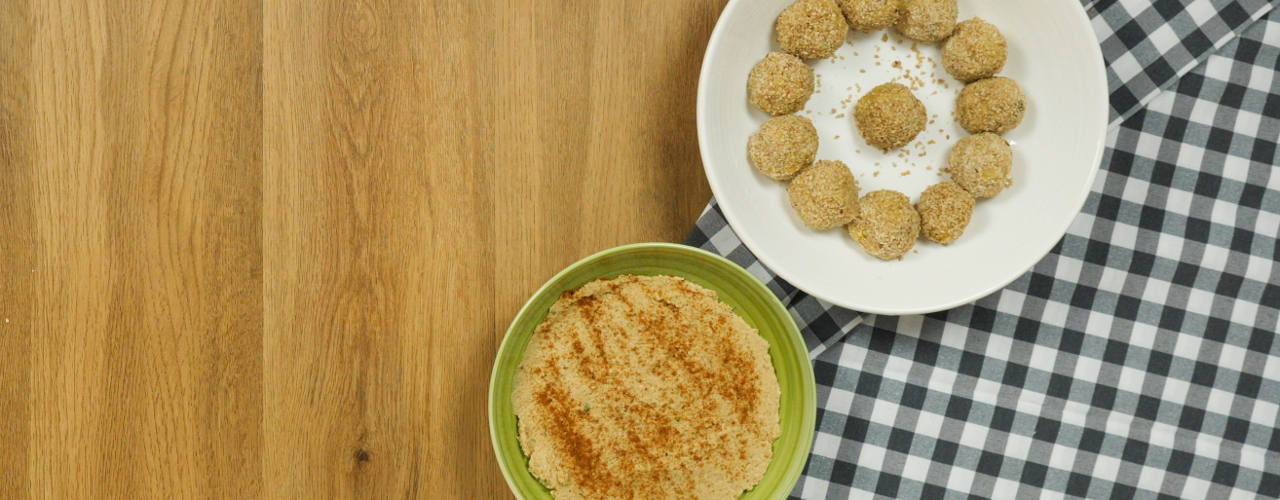 Polpette vegane di patate e hummus di ceci - Ricette Selenella