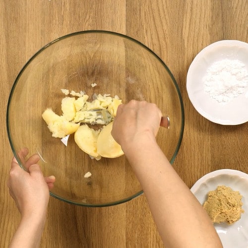 Polpette vegane di patate e hummus di ceci - Ricette Selenella