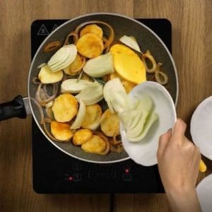 Contorno di finocchi, patate e curcuma Ricette Selenella