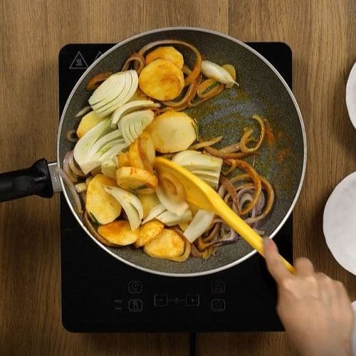 Contorno di finocchi, patate e curcuma - Step 5 Contorno di finocchi, patate e curcuma - Ricette Selenella