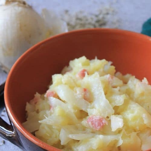 Fronne e patate - Ricette Selenella