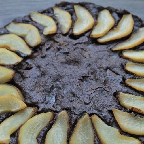 Torta di patate, cacao e pere - Ricette Selenella