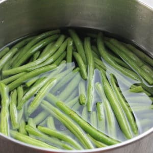 lavate i fagiolini