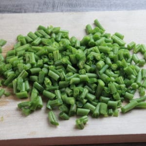 tagliare i fagiolini