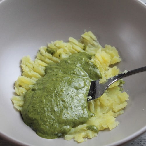 Conchiglioni ripieni di patate e pesto - Step 2 Conchiglioni ripieni di patate e pesto - Ricette Selenella