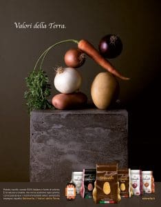 Pubblicità Valori della terra Selenella