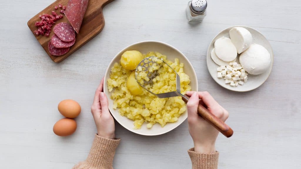 Gateau di patate al piatto - Ricette Selenella