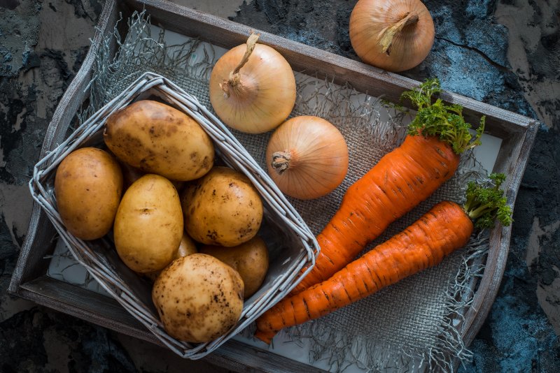 Radici commestibili, tuberi o bulbi