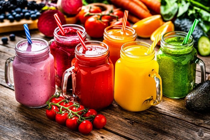 I colori nell'alimentazione