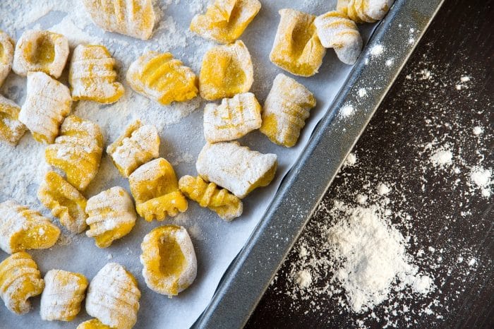 Gnocchi patate e zucca