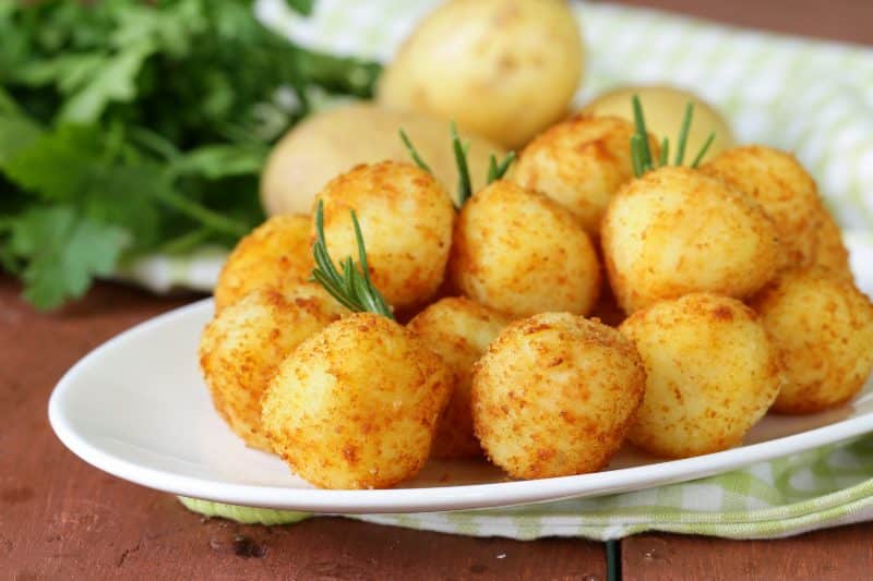 Polpette di patate al forno