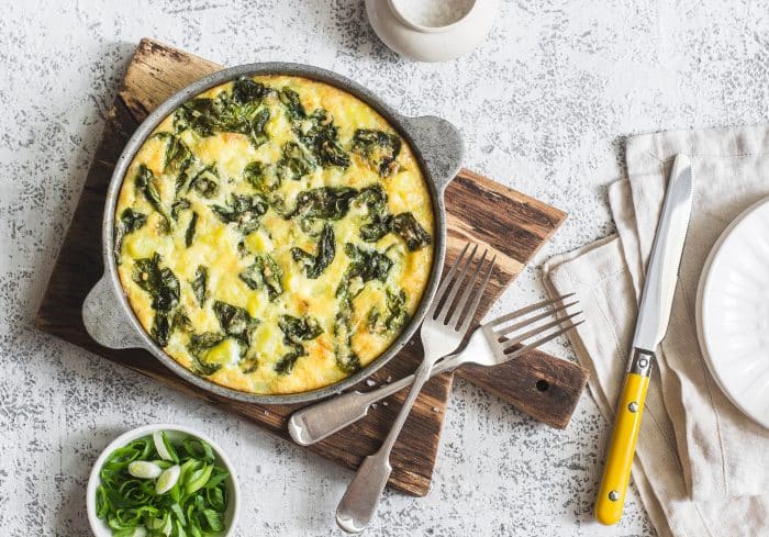 Frittata con erbette