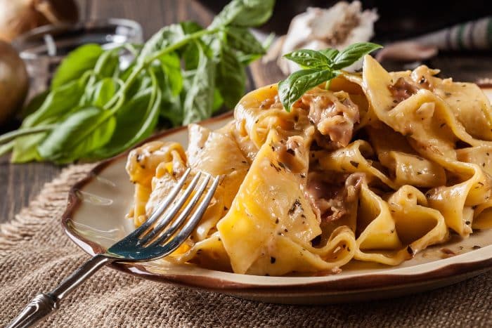 Pasta con cipolle
