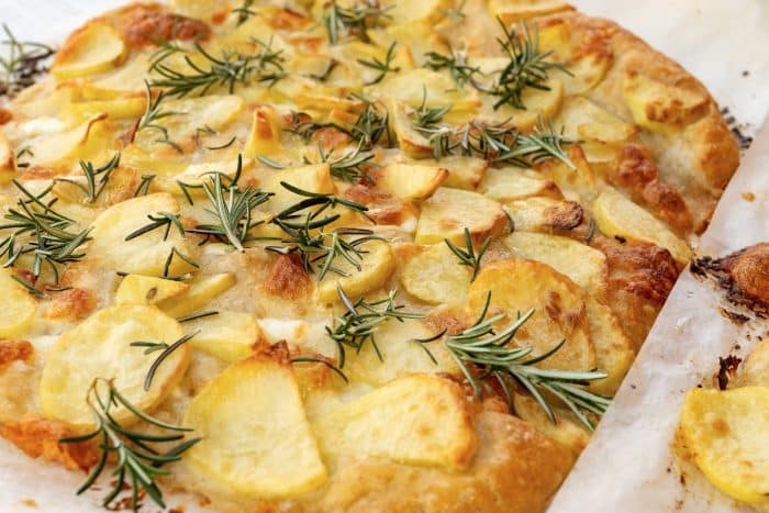 Schiacciata di patate senza glutine