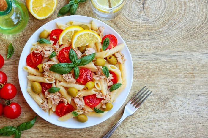 Pasta fredda per la spiaggia