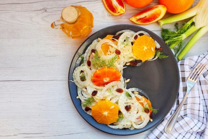 Finocchi crudi insalata