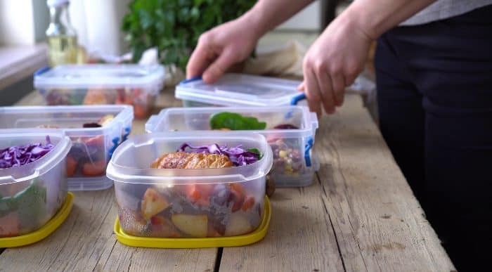 Meal prep conservazione