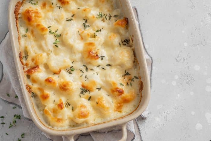 Cavolfiore e patate gratinati