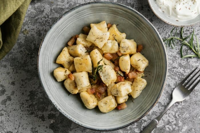 Gnocchi di patate in friggitrice ad aria