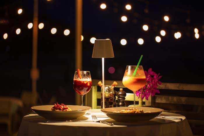 Cena dopo la spiaggia